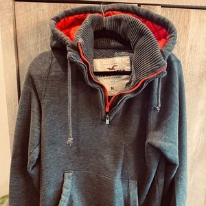 Hollister Fleece lined Hoodie with collar